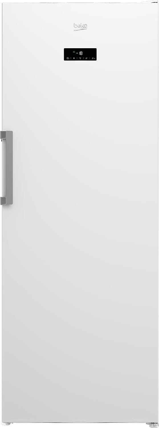 Beko, Congelatore, RFNE448E55W, 404 l, 36 dB, 191,2 x 70 x 81,3 cm, Bianco, 6 cassetti, No Frost