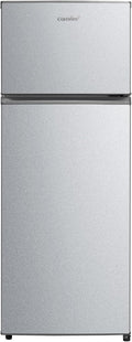 COMFEE', Frigorifero combinato, 204 l, 143 cm, Argento, illuminazione LED