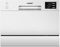 COMFEE', Lavastoviglie, TD602E-W, 6,5 litri, 47 dB, 50 x 55 x 43,8 cm, Bianco, illuminazione LED