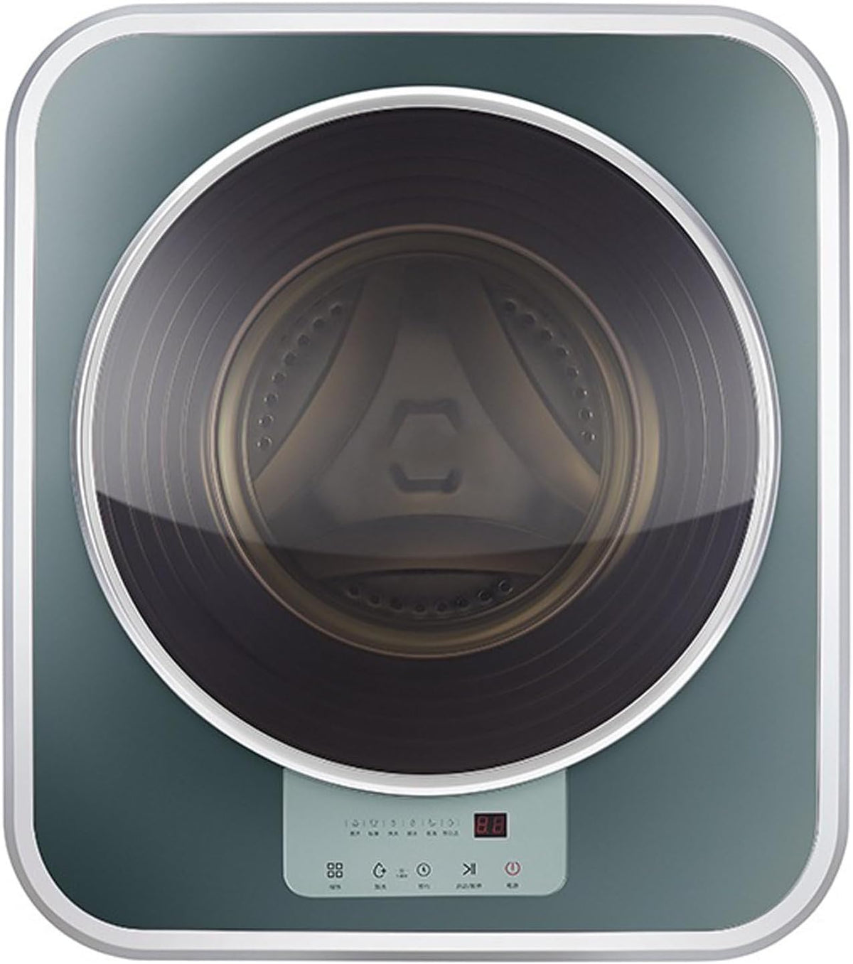 Lavatrice, 3 kg, 95°C, 400 mm, Bianco, acciaio inox, illuminazione LED, autopulizia