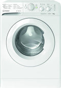Indesit, Lavatrice, 91296 W, 9 Kg, 1200 giri/min, Bianco, acciaio inox, illuminazione LED, Wi-Fi, motore inverter