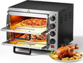 Wiltec, Forno elettrico, 3000 W, 350°C, Nero/Argento, acciaio inox, timer