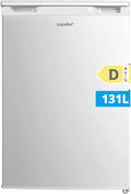 Frigorifero, RCD133WH3, COMFEE', 131 L, 57,4 x 55,3 x 84,5 cm, Bianco, illuminazione LED, motore inverter
