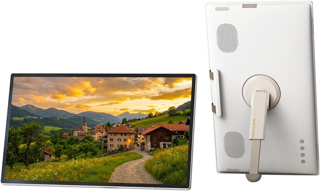 KTC, Monitor, 8MP, 25 pollici, 6,3 kg, 8 W, Nero, USB-C, telecomando, funzionamento senza fili
