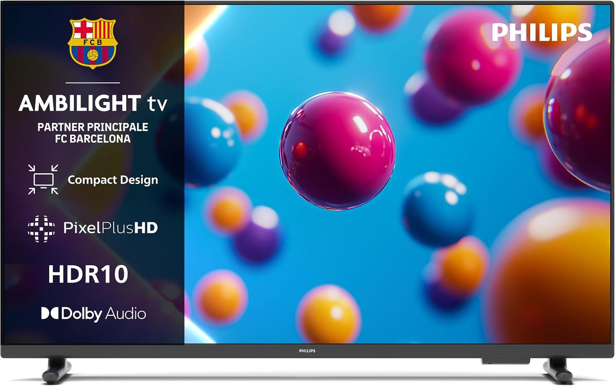 PHILIPS, Smart TV, 32PFS6900, Nero, illuminazione LED