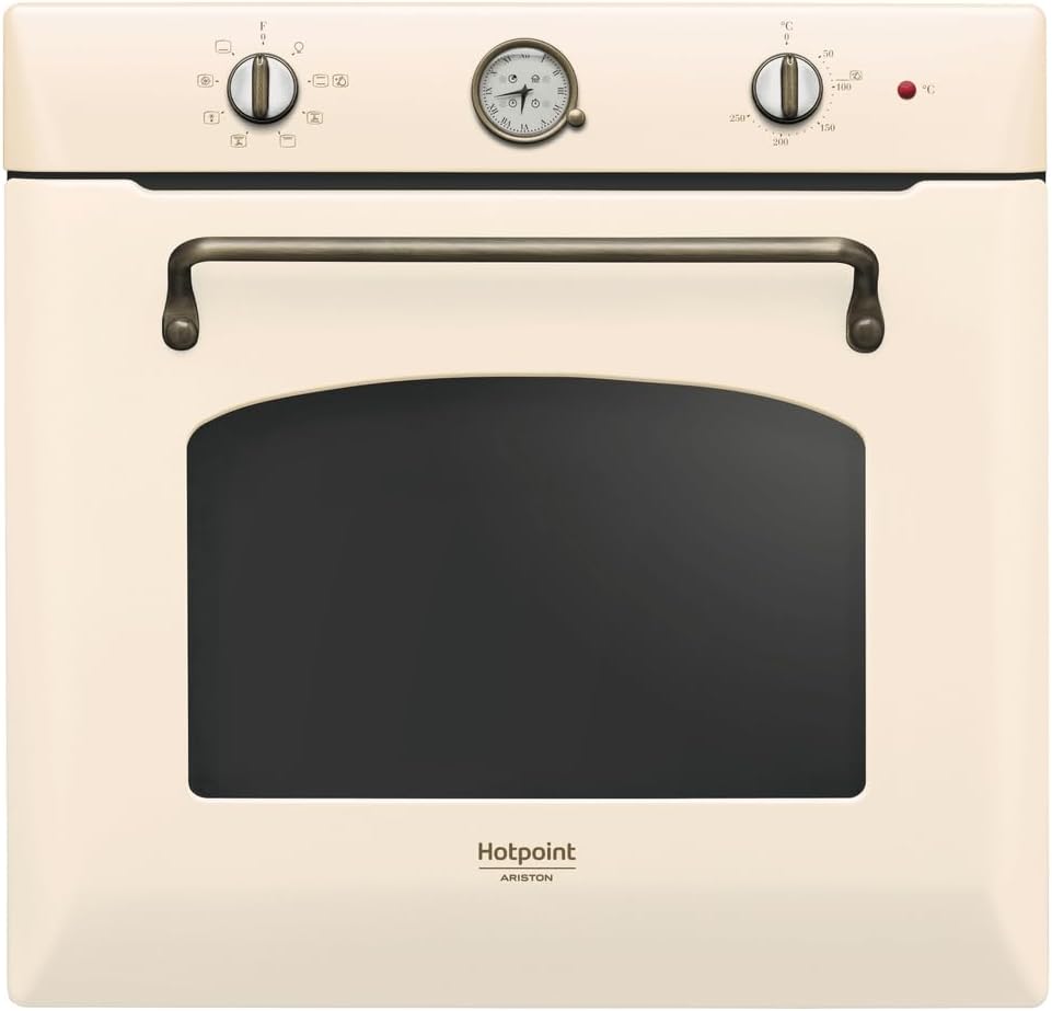 Hotpoint, Forno da incasso, 60 cm, 595 x 595 x 564 mm, 73 litri, Nero/Argento