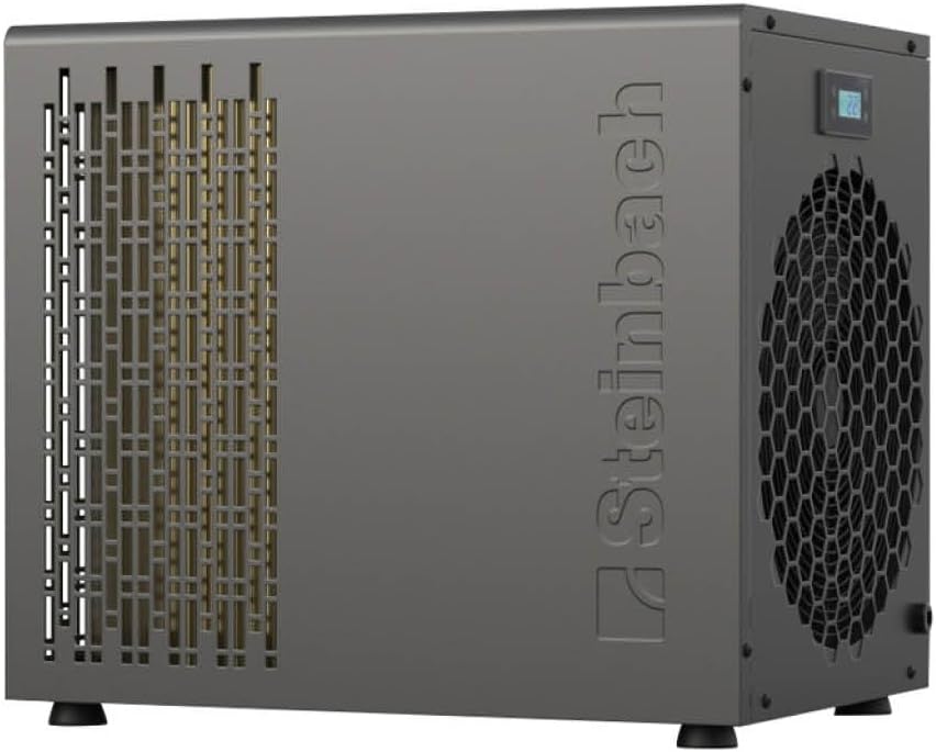 Steinbach, Pompe di calore, 049310Z, 20.000 l, 4 kW, 5 °C, Nero, motore inverter, pompa di calore