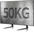 Tavolo, 70 Pollici, 50 kg, 500 mm, Argento, illuminazione LED