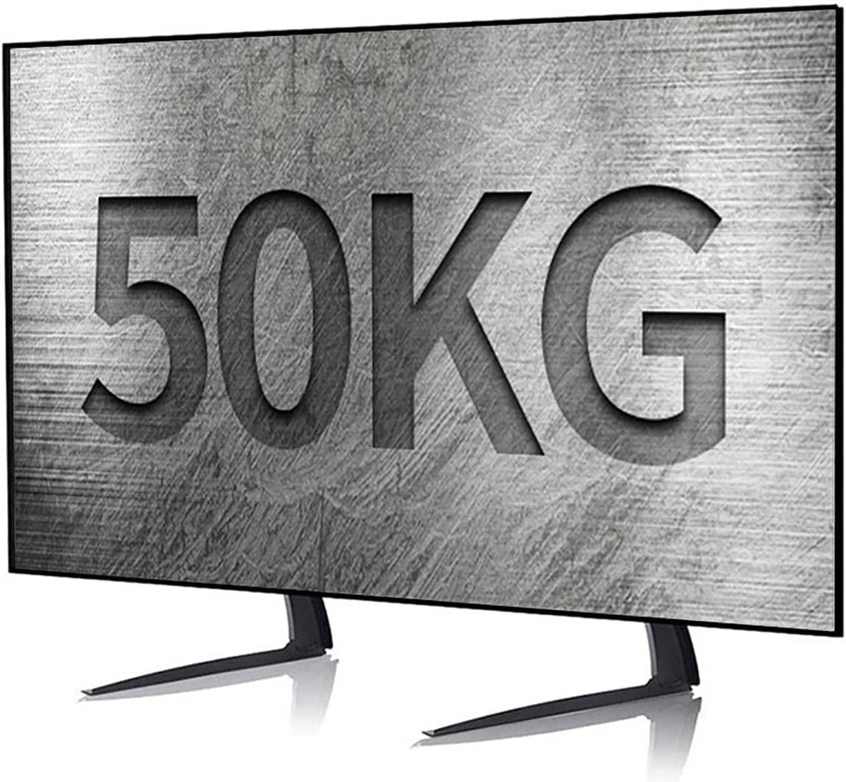 Tavolo, 70 Pollici, 50 kg, 500 mm, Argento, illuminazione LED