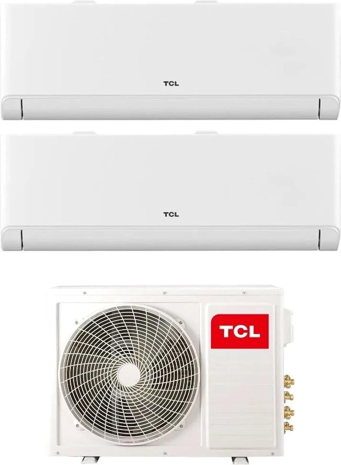 TCL, Condizionatore, 9000 Btu, 790x275x192 mm, 2,60 kW, Grigio, Wi-Fi, motore inverter, pompa di calore