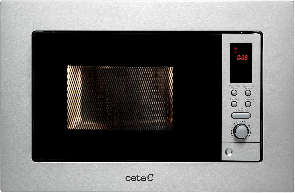 CATA, Forno a microonde, 1000 W, 20 L, 60 cm, Argento, acciaio inox, timer, funzione grill