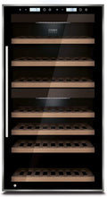 Caso, Cantinetta vino, 60 kg, 66 bottiglie, 120 W, Nero, acciaio inox, illuminazione LED