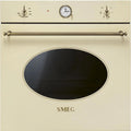 Smeg, Forno da incasso, SF68C1PO, 70 Litri, 60 cm, 250 °C, Nero/Argento, timer, funzione grill