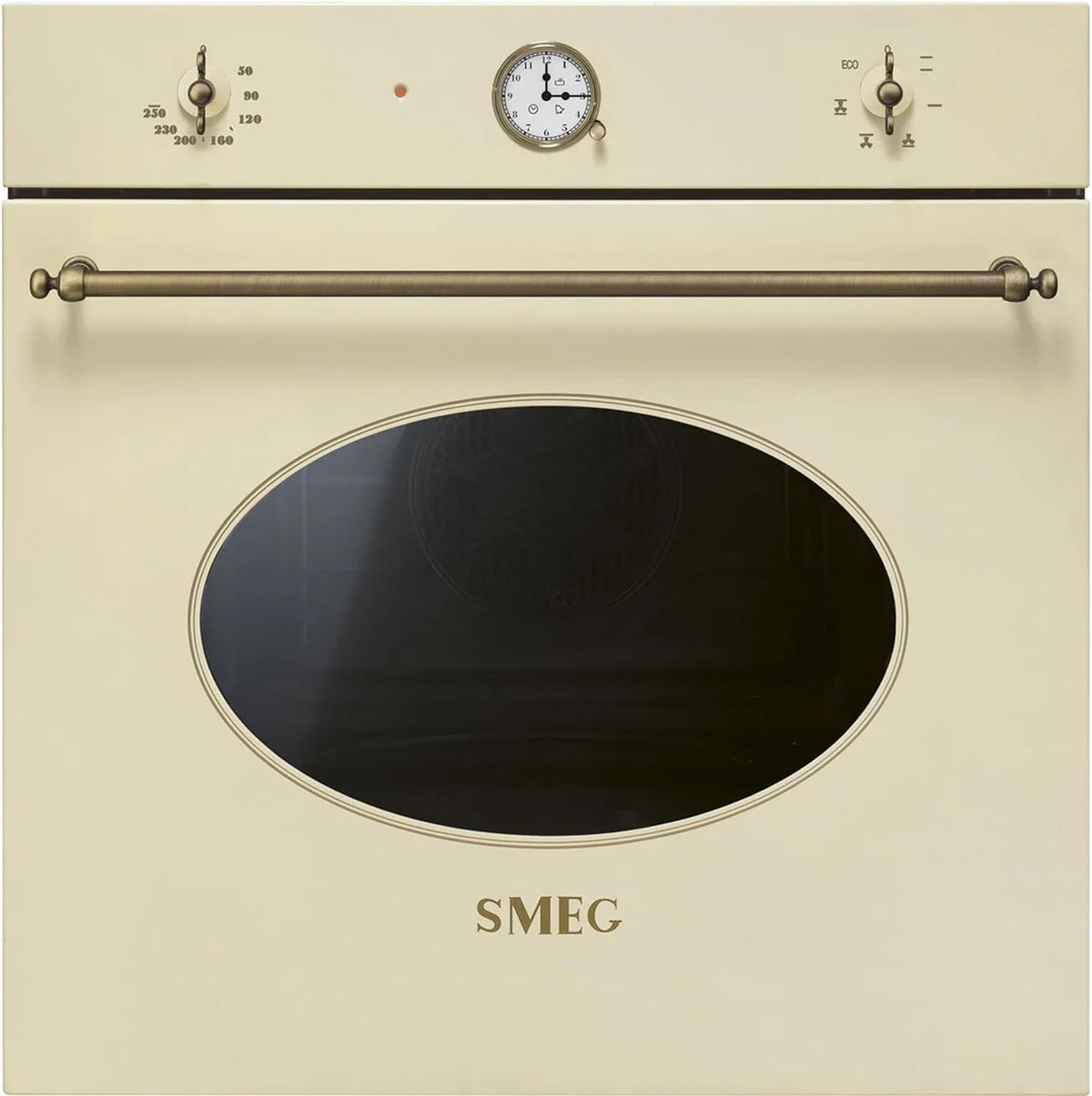 Smeg, Forno da incasso, SF68C1PO, 70 Litri, 60 cm, 250 °C, Nero/Argento, timer, funzione grill