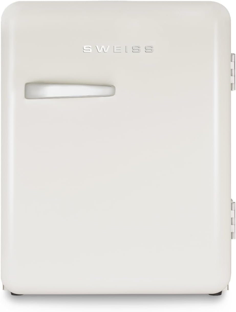 SWEISS, Mini frigorifero, WEISS8, 31 L, 24 dB, 15°C, Beige