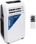 SereneLife, Condizionatore portatile, 9,000 BTU, 15 litri, Bianco, telecomando, timer