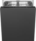 Smeg, Lavastoviglie, STL262D, 60 CM, 1,4 m, 20 cm, Argento, acciaio inox, altezza regolabile, struttura pieghevole, illuminazione LED