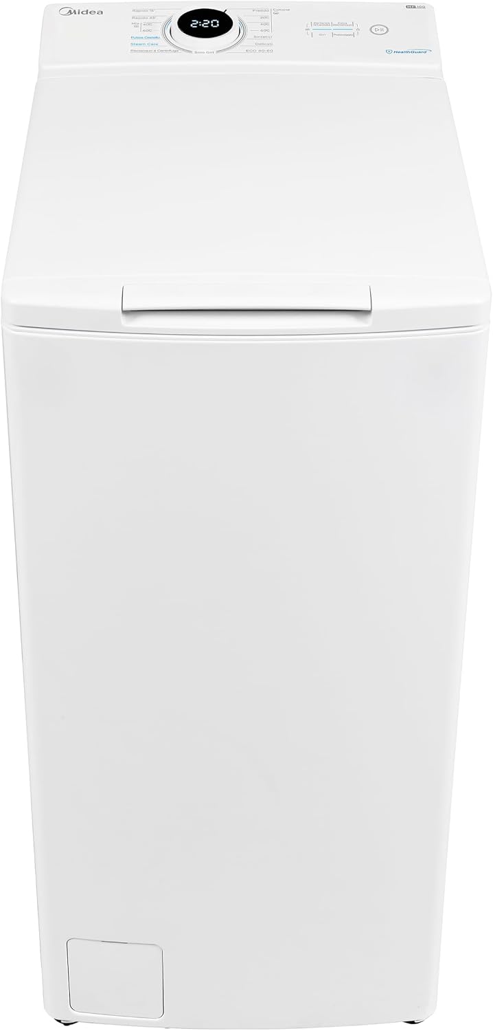 Midea, Lavatrice, A-10, 7 kg, Bianco, motore inverter