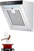 Cappa aspirante, QINPI, 19 M, 395 × 380 × 275 mm, Grigio, acciaio inox, autopulizia