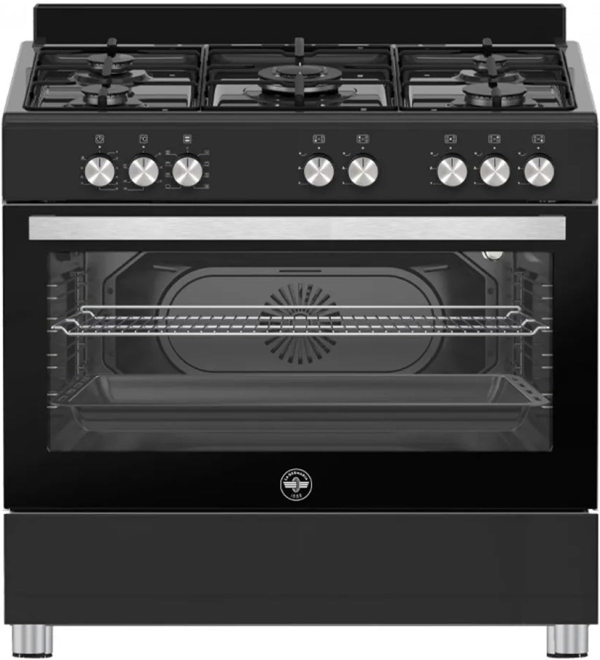 La Germania, Forno elettrico, SE965ENE/24, 90x60 cm, 80.00 cm, 90.00 cm, Nero, timer, funzione grill