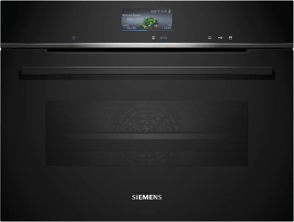 SIEMENS, Forno da incasso, CS736G1B1, 60 x 45 cm, 120 °C, Nero, autopulizia