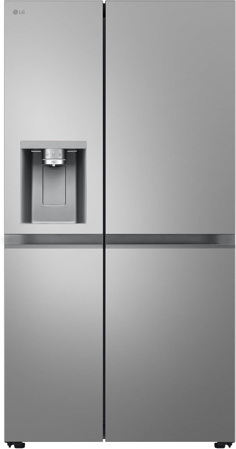 LG, Frigorifero, GSLE81PYBC, 628 L, 4 bottiglie, Argento, Wi-Fi, No Frost
