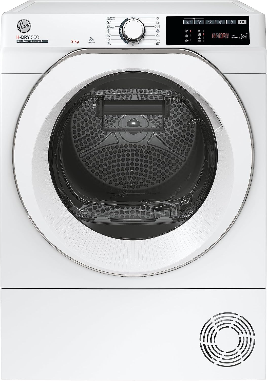 Hoover, Asciugatrice, H8A2TCEXS-S, 59,6 x 58,5 x 85 cm, 8 Kg, Bianco, Wi-Fi, pompa di calore