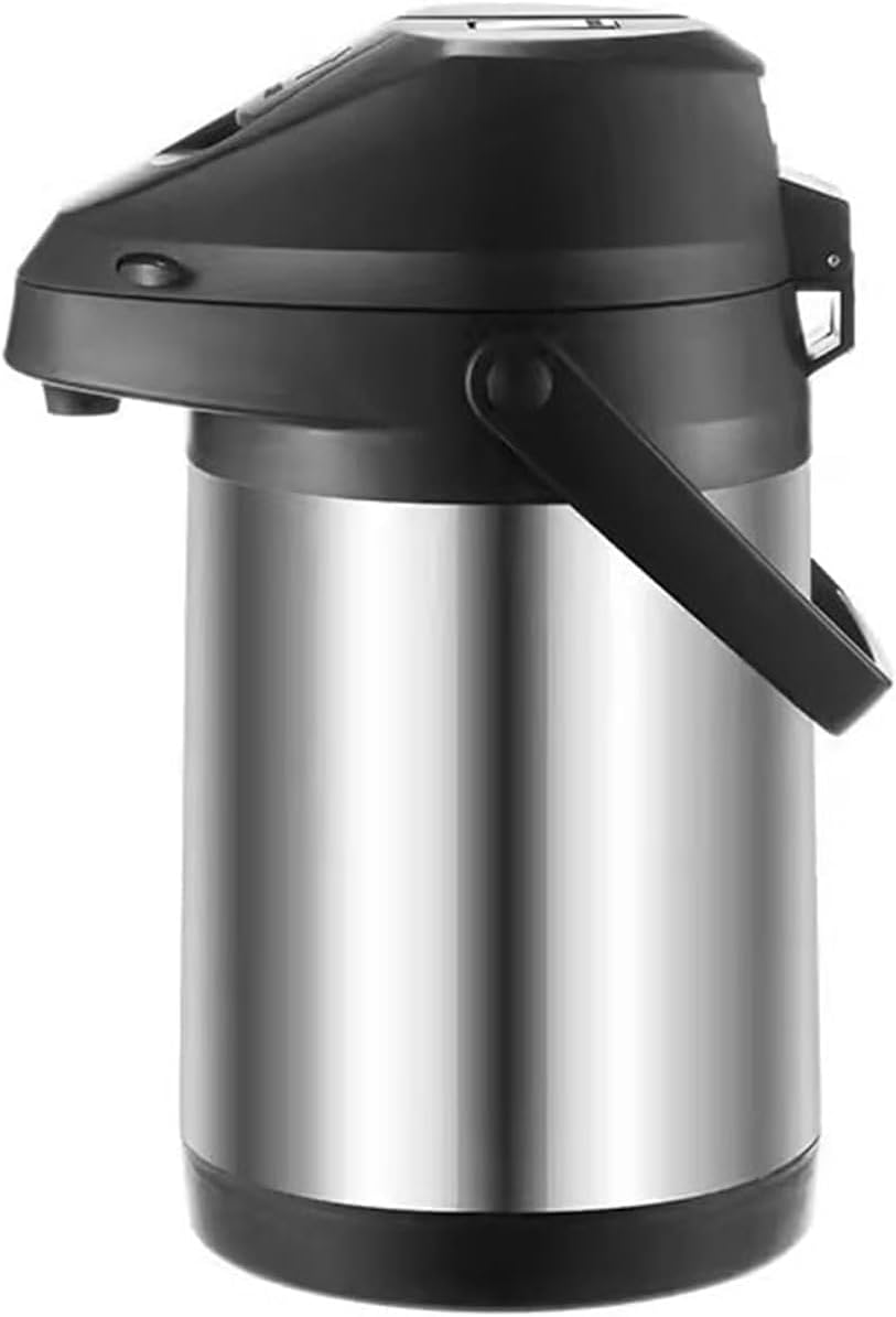 Caraffe per bevande calde, 3000 Ml, Argento, acciaio inox