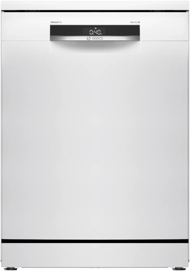 Bosch, Lavastoviglie, SMS6ECW15E, 60 cm, 84,5 x 60 x 60 cm, 9 litri, Bianco