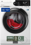 AEG, Lavasciuga, LWR9E964MB, 9 kg, Bianco, pompa di calore