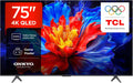 TCL, Smart TV, 75P8K, Nero