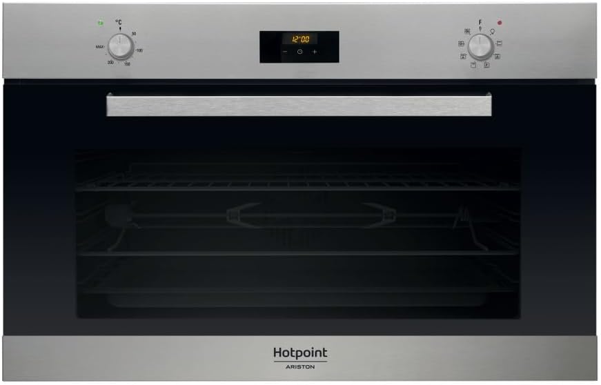 Forno elettrico, MS3, Hotpoint, 90 cm, 100 litri, 240 V, Argento, funzione grill