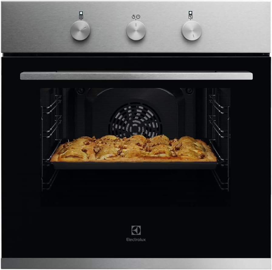 Forno da incasso, Electrolux, 58 Litri, 60 cm, 2060 W, Nero/Argento, acciaio inox