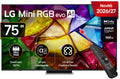 Smart TV, 75MRGB87B6B, LG, 75 Pollici, Nero, illuminazione LED, telecomando