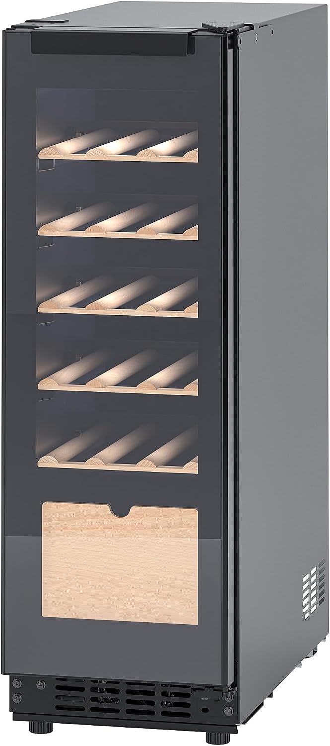 Protuning, Cantinetta vino, 3 bottiglie, 750 ml, 295 mm, Nero, illuminazione LED