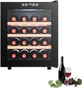 XINRISHENG, Cantinetta vino, 10-18°C, 28 bottiglie, 105 W, Nero, acciaio inox