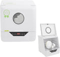 HuKaiL, Tavolo, 6 l, 38,7 x 37,3 x 39,2 cm, 800 W, Bianco, illuminazione LED