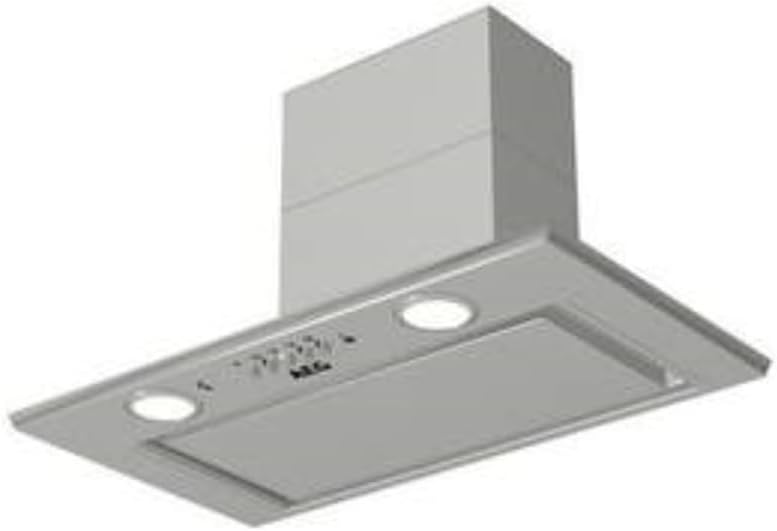 AEG, Cappa aspirante, DGE5661HM, 54 cm, 250 W, 125 x 63.8 x 57 cm, Nero/Argento, acciaio inox, illuminazione LED