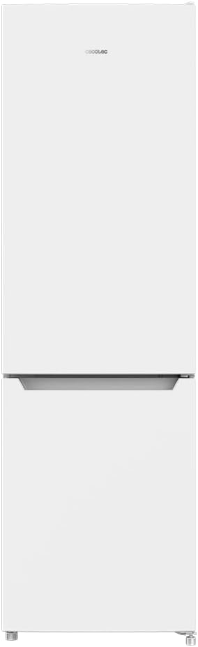 Cecotec, Frigorifero combinato, 250 L, 181 cm, 55 cm, Bianco, 2 Cassetti, illuminazione LED, No Frost