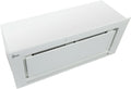 Cappa aspirante, GURARI, 70 cm, 1000 m³/h, 217 WH, Bianco, illuminazione LED, telecomando, timer