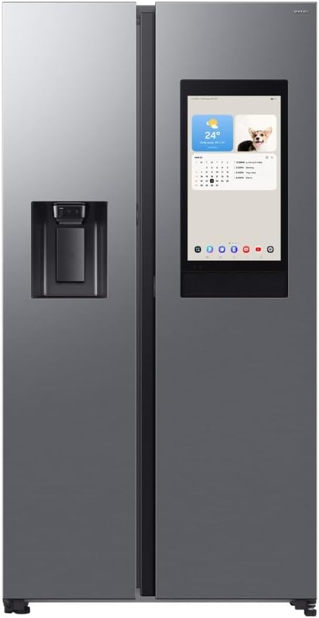 Frigorifero, RS90F67BET/EF, Samsung, 91,2 x 178,4 x 72,6 cm, 614 L, 117 kg, Argento, Wi-Fi, No Frost