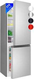 Bomann, Frigorifero, KG320-2, 175 L, Argento, 3 cassetti, illuminazione LED