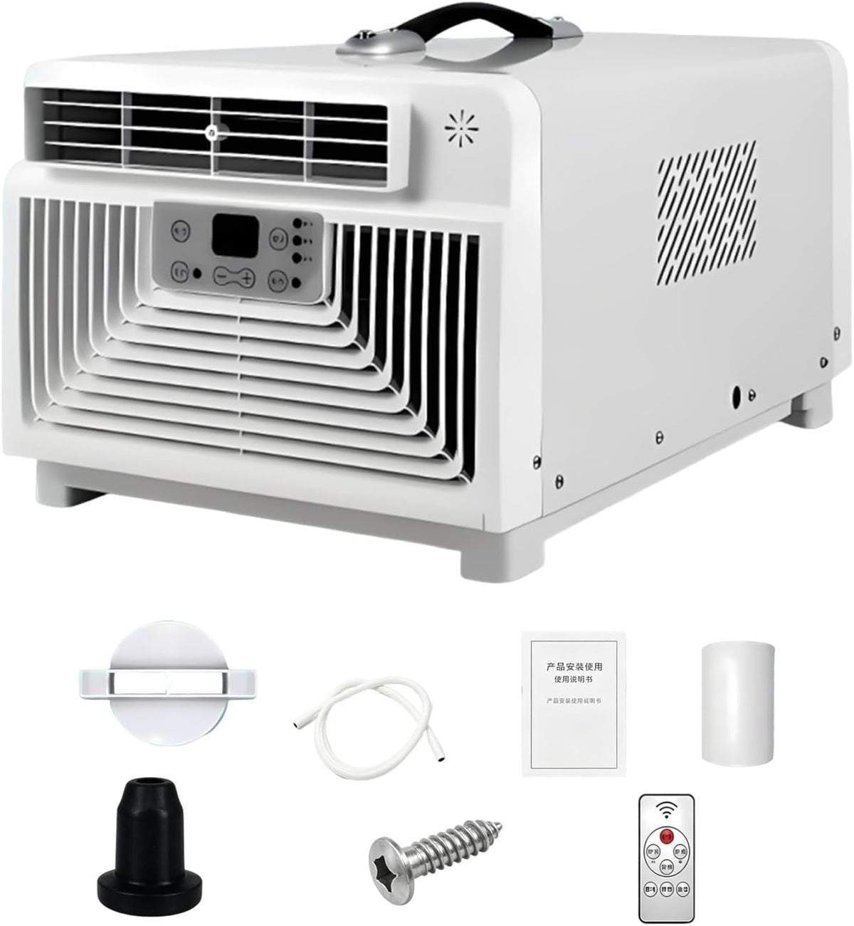 Acentesoft, Condizionatore, 3400 BTU, 300 W, 46 × 28,5 × 23 cm, Bianco, telecomando, timer, pompa di calore