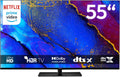 MEDION, Smart TV, 55 pollici, 138,8 cm, Nero, Bluetooth, telecomando