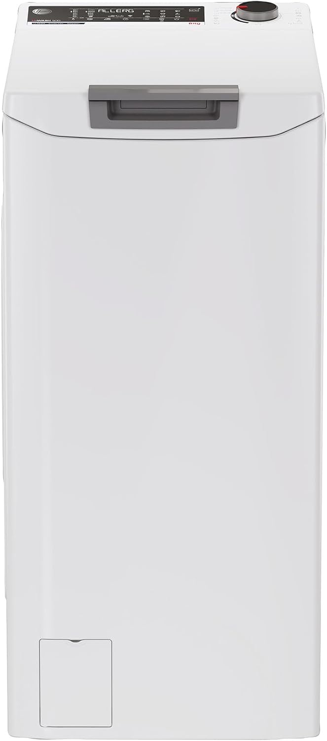 Hoover, Lavatrice, THOS486TM4-S, 86x41x60 cm, 8 Kg, 1400 giri/min, Bianco, Bluetooth, Wi-Fi
