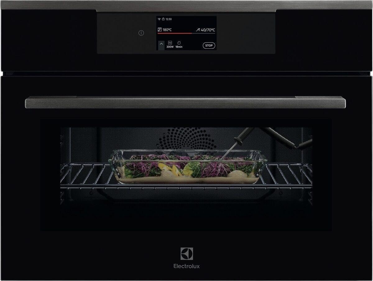 Electrolux, Forno da incasso, KVLAE2XH, 44 Litri, 3000 W, 240 V, Nero, Wi-Fi, timer, funzione grill