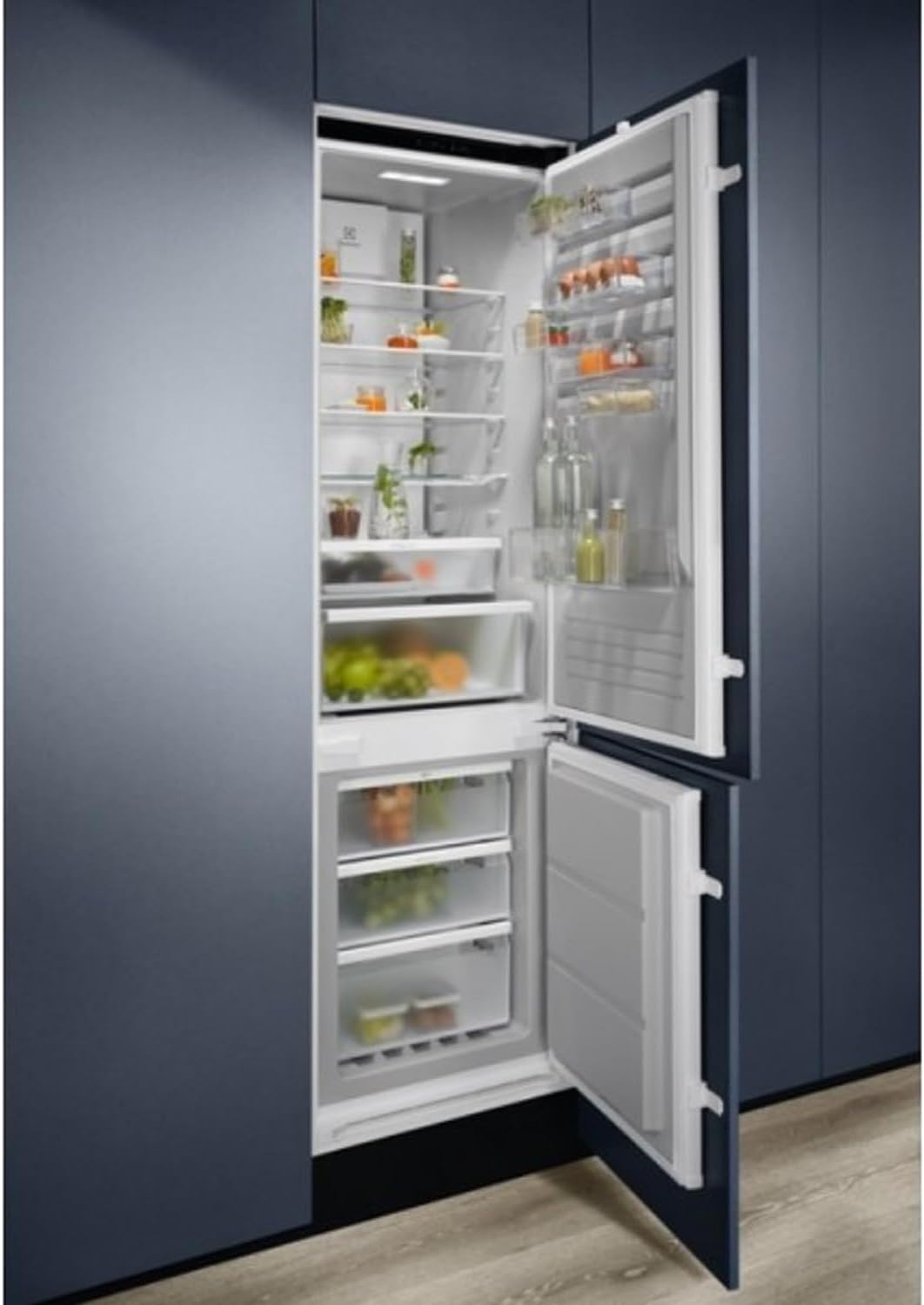 Electrolux, Frigorifero combinato, KNT6ME19S1, 269 Litri, Bianco, No Frost