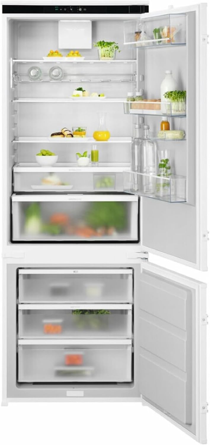 Frigorifero combinato, KNR7TE75S, Electrolux, 376 litri, Bianco, 3 cassetti, No Frost