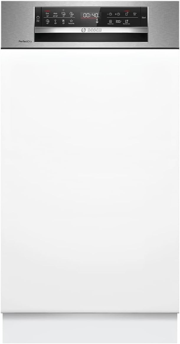 Lavastoviglie, SPI6ZMS29E, Bosch, 45 cm, 81,5 x 44,8 x 57,3 cm, 5 cm, Argento, acciaio inox, vano contenitore, Wi-Fi, autopulizia, 4 funzioni