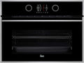 Teka, Forno da incasso, 45 cm, 45 l, 4 pollici, Nero/Argento, illuminazione LED, 15 funzioni